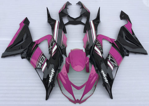 Fairing kit for a Kawasaki ZX6R 636 (2013-2018) Pink, Black, White & Gray