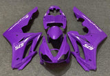 Purple and White Fairing Kit for a 2006, 2007 & 2008 Triumph Daytona 675 motorcycle