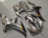 Silver, Dark Silver and Gold Fairing Kit for a 2002 & 2003 Yamaha YZF-R1 motorcycle