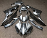 Yamaha YZF-R6 (2006-2007) Silver & Matte Black Fairings