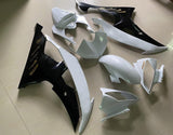 White, Black and Gold Fairing Kit for a 2008, 2009, 2010, 2011, 2012, 2013, 2014, 2015 & 2016 Yamaha YZF-R6 motorcycle