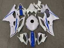 Yamaha YZF-R6 (2008-2016) White, Blue & Black Fairings