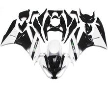 White and Black Fairing Kit for a 2009, 2010, 2011 & 2012 Kawasaki Ninja ZX-6R 636 motorcycle