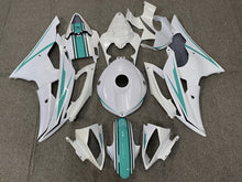 Yamaha YZF-R6 (2008-2016) White & Turquoise Fairings