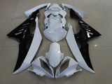 Yamaha YZF-R6 (2008-2016) White & Black Fairings