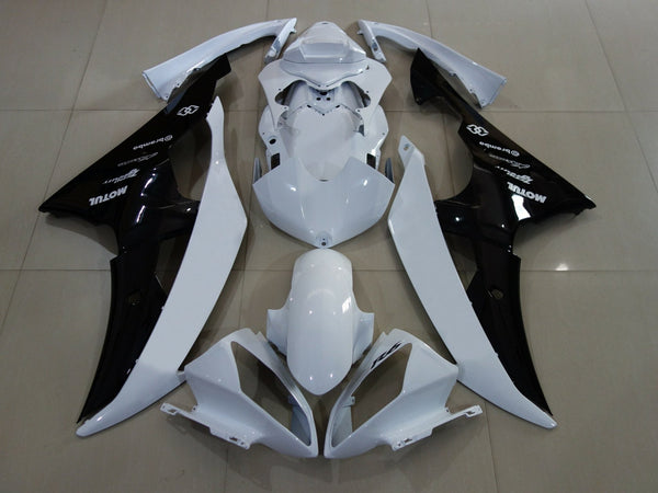 Yamaha YZF-R6 (2008-2016) White & Black Fairings