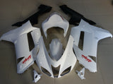 Fairing kit for a Kawasaki Ninja ZX6R 636 (2007-2008) White & Red