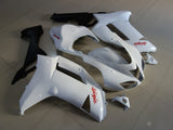 White and Red Fairing Kit for a 2007 & 2008 Kawasaki Ninja ZX-6R 636 motorcycle