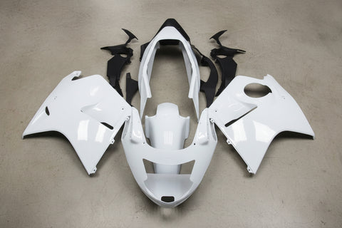 White Fairing Kit for a 1996, 1997, 1998, 1999, 2000, 2001, 2002, 2003, 2004, 2005, 2006 & 2007 Honda CBR1100XX Super Blackbird motorcycle