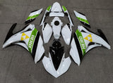 White, Green, Black and Yellow Hero Fairing Kit for a Yamaha YZF-R3 2015, 2016, 2017 & 2018 motorcycle