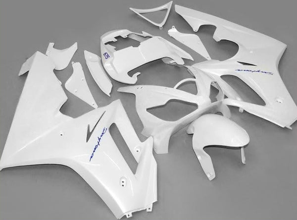 White Fairing Kit for a 2006, 2007 & 2008 Triumph Daytona 675 motorcycle