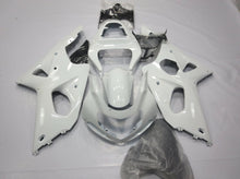 White Fairing Kit for a 2000, 2001 & 2002 Suzuki GSX-R1000 motorcycle