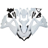 Gloss White Fairing Kit for a 2008, 2009 & 2010 Suzuki GSX-R750 motorcycle