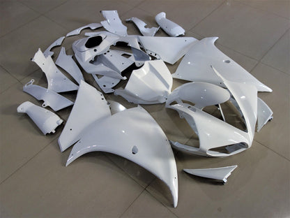White Fairing Kit for a 2009, 2010 & 2011 Yamaha YZF-R1 motorcycle