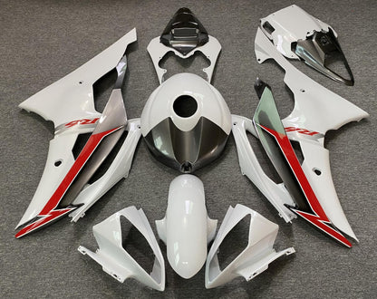 Yamaha YZF-R6 (2008-2016) White, Silver & Red Fairings