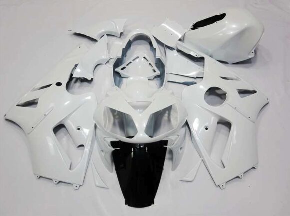 White Fairing Kit for a 2002, 2003, 2004, 2005 & 2006 Kawasaki Ninja ZX-12R motorcycle