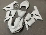 White Fairing Kit for a 2005 & 2006 Kawasaki ZX-6R 636 motorcycle