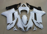 Fairing kit for a Kawasaki Ninja ZX6R 636 (2007-2008) White & Black