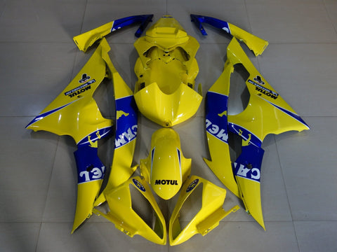 Yamaha YZF-R6 (2008-2016) Yellow & Blue Camel Fairings