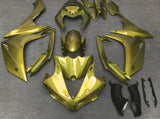 Yellow Olive Fairing Kit for a 2007 & 2008 Yamaha YZF-R1 motorcycle