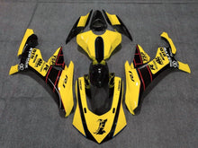 Yellow, Black and Red Fairing Kit for a 2015, 2016, 2017, 2018, 2019 & 2020 Yamaha YZF-R1 motorcycle