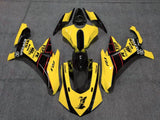Yellow, Black and Red Fairing Kit for a 2015, 2016, 2017, 2018, 2019 & 2020 Yamaha YZF-R1 motorcycle
