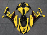 Yellow, Black and Red Fairing Kit for a 2015, 2016, 2017, 2018, 2019 & 2020 Yamaha YZF-R1 motorcycle