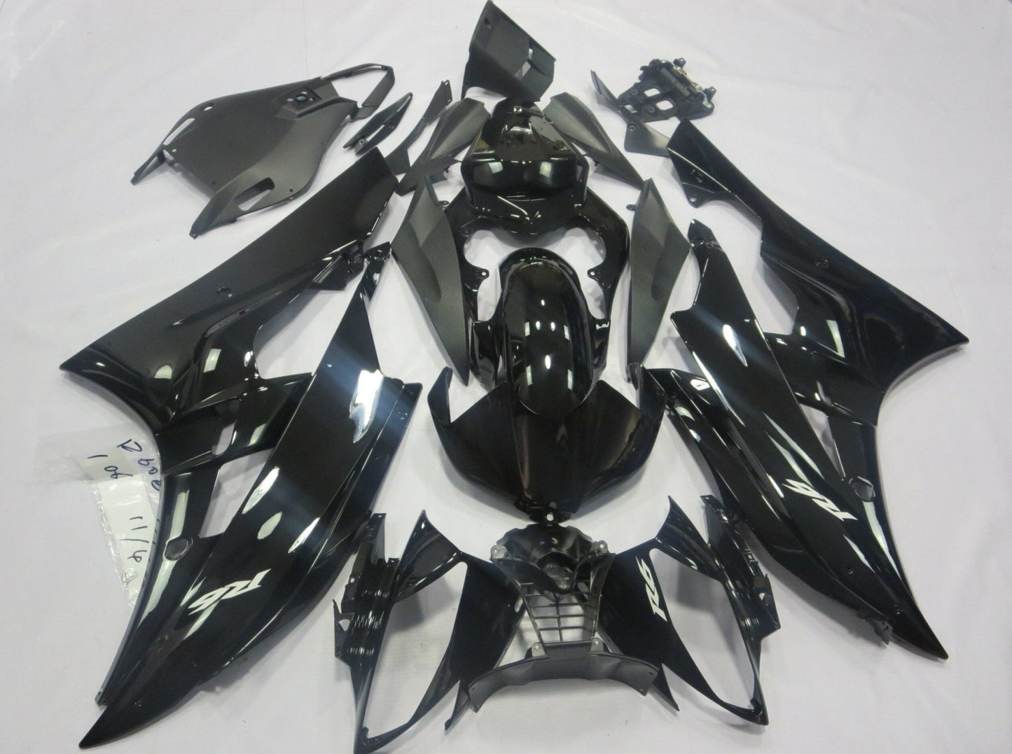 Black Fairing Kit for a 2006 & 2007 Yamaha YZF-R6 motorcycle