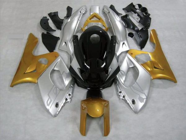 YAMAHA YZF600R (1998-2007) SILVER, BLACK & GOLD FAIRINGS