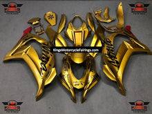 Fairing Kit for a Kawasaki Ninja ZX10R (2016-2020) Gold, Black & Red