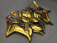 Fairing Kit for a Kawasaki Ninja ZX10R (2016-2020) Gold, Black & Red