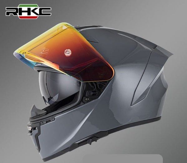 Gray RHKC Motorcycle Helmet at KingsMotorcycleFairings.com