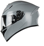 Gray Ryzen Motorcycle Helmet at KingsMotorcycleFairings.com