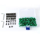 Green Bolt Kit for Motorcycle Fairing Installation - UnIversal Fit