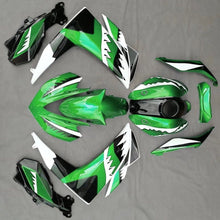 Green, White and Black Shark Teeth Fairing Kit for a Yamaha YZF-R3 2015, 2016, 2017 & 2018 motorcycle