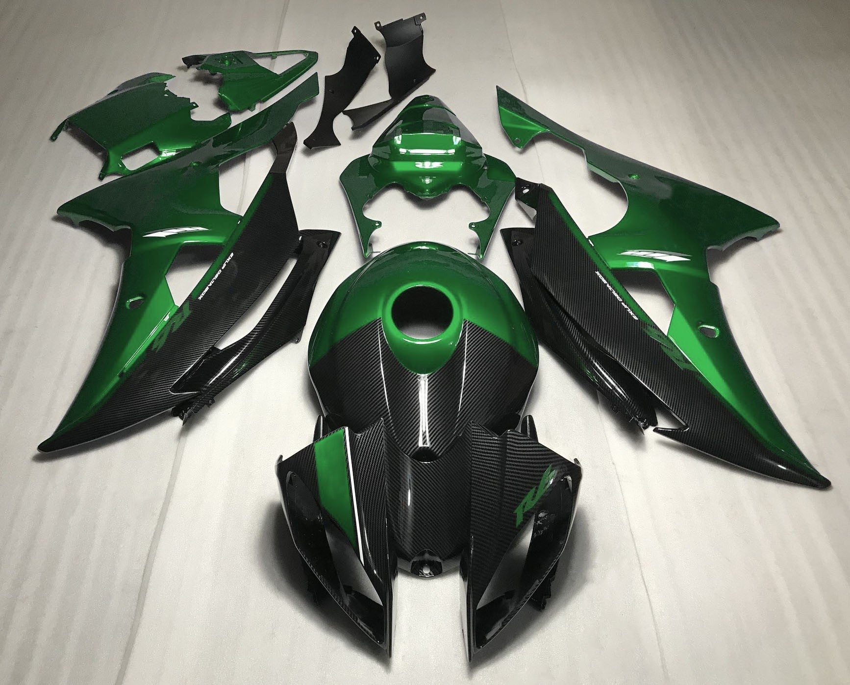 Yamaha R6 Green Colour