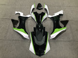 Yamaha YZF-R1 (2020-2023) Black, White & Green Fairings at KingsMotorcycleFairings.com