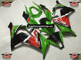 Green, Black, Red and White 66 Fairing Kit for a 2011, 2012, 2013, 2014 & 2015 Kawasaki Ninja ZX-10R motorcycle.