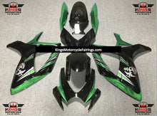 Suzuki GSXR600 (2006-2007) Green, Black & Silver Marine Fairings