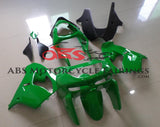 Green Kawasaki ZX-9R Fairings (2000-2001) at KingsMotorcycleFairings.com