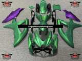 Suzuki GSXR750 (2008-2010) Green, Purple and Black Fairings