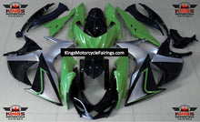 Suzuki GSXR1000 (2009-2016) Green, Silver & Black Fairings