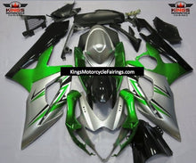 Suzuki GSXR1000 (2005-2006) Green, Silver & Black Fairings