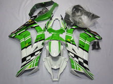 Green, White, Black and Yellow Fairing Kit for a 2011, 2012, 2013, 2014 & 2015 Kawasaki Ninja ZX-10R motorcycle