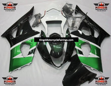 Suzuki GSXR1000 (2003-2004) Green, White, Dark Green & Black Fairings
