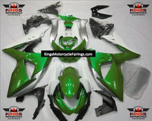 Suzuki GSXR1000 (2009-2016) Green, White & Silver Fairings