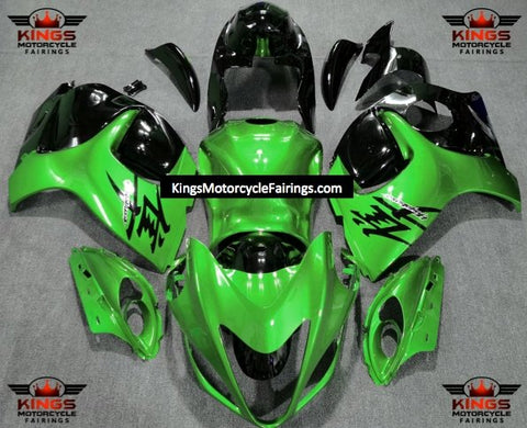 Suzuki GSXR1300 Hayabusa (2008-2019) Green & Black Fairings
