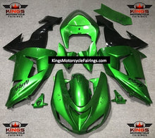 Fairing Kit For A Kawasaki ZX10R (2006-2007) Green & Black