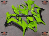 Green and Black Fairing Kit for a 2011, 2012, 2013, 2014 & 2015 Kawasaki Ninja ZX-10R motorcycle