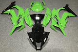 Black and Green Fairing Kit for a 2011, 2012, 2013, 2014 & 2015 Kawasaki Ninja ZX-10R motorcycle